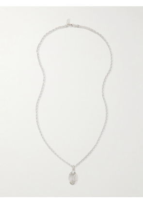 Loren Stewart - Orb Sterling Silver Quartz Necklace - One size