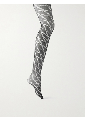 Gabriela Hearst - Zapata Fishnet Tights - Black - One size