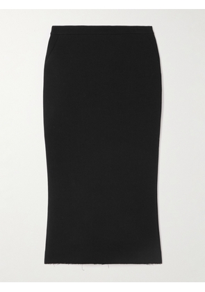 Givenchy - Wool-blend Crepe Midi Skirt - Black - FR 34,FR 36,FR 38,FR 40,FR 42,FR 44