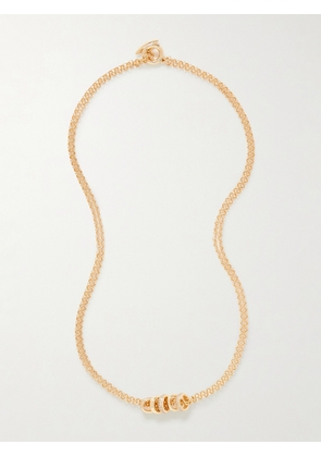 Roxanne Assoulin - The Slider Gold-tone Crystal Necklace - One size