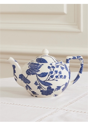 Ralph Lauren Home - + Burleigh Garden Vine Floral-print Earthenware Teapot - White - One size