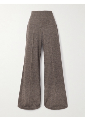Ralph Lauren Collection - Isaiah Houndstooth Wool Wide-leg Pants - Brown - US2,US4,US6,US8,US10,US12