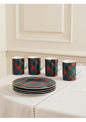 Ralph Lauren Home - Alexander Gold-tone Printed Porcelain Gift Set - Green - One size