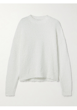 Tibi - Serviette Cotton-blend Bouclé Sweater - White - xx small,x small,small,medium,large,x large