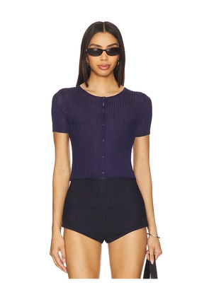 Mother of All Eline V Neck Top in Navy. Size S. Also in XS.