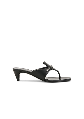Magda Butrym Leather Sandal in Black. Size 36. Also in 37, 39, 40.