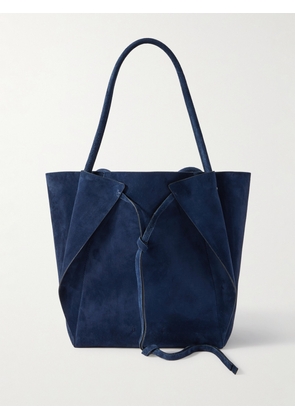 Gabriela Hearst - Marija Tasseled Suede Tote - Blue - One size