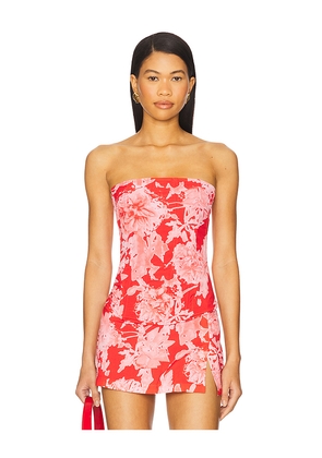 Miaou Libra Corset in Red. Size L. Also in S, XS, M, XL.