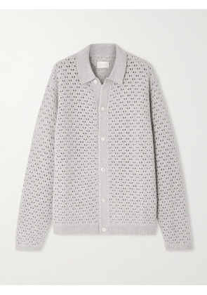 Aimé Leon Dore - Open-knit Wool-blend Shirt - Gray - x small,small,medium