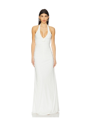 Maygel Coronel Roman in White.