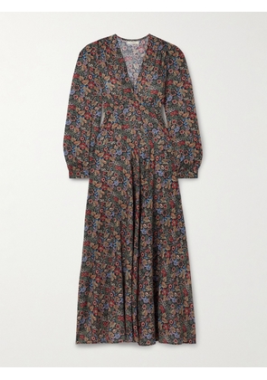 DÔEN - Charleston Floral-print Organic Cotton-voile Midi Dress - Multi - xx small,x small,small,medium,large,x large,xx large
