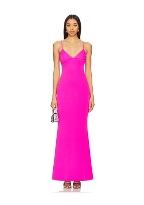 Katie May Vivian Gown in Fushia. Size L. Also in M, S, XL, XS.