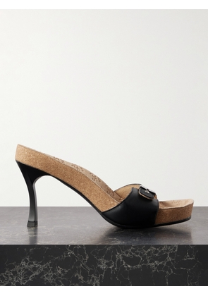 Balenciaga - + Scholl Embellished Leather Mules - Black - IT36,IT37,IT38,IT39,IT40