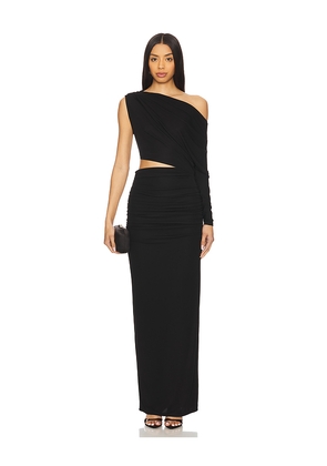 NBD Yahaira Maxi Dress in Black. Size XS. Also in XXS.