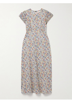 DÔEN - Rhodia Floral-print Organic Cotton-voile Midi Dress - Multi - xx small,x small,small,medium,large,x large,xx large