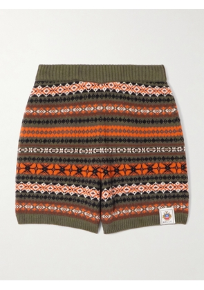 BALLY - Jacquard-knit Wool Shorts - Orange - IT36,IT38,IT40,IT42,IT44,IT46,IT48