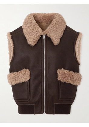 BALLY - Shearling Vest - Brown - IT38,IT40,IT42,IT44,IT46,IT48