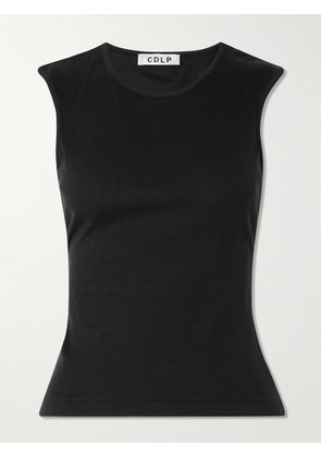 CDLP - Ribbed Tencel™ Lyocell-blend Jersey Tank - Black - xx small,x small,small,medium,large,x large,xx large