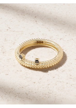 Yvonne Léon - Alliance Crapaud 9-karat Gold Diamond Ring - 5,6,7