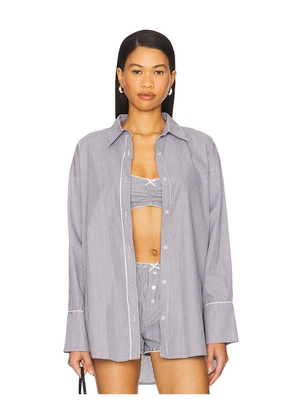 NIA Bea Shirt in Black. Size M. Also in S, XS.