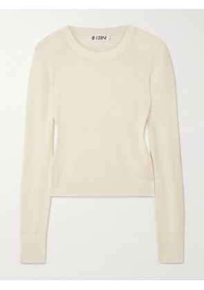 ÉTERNE - Clark Ribbed Cashmere Sweater - Off-white - XS/S,M/L,L/XL