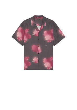 Ksubi Cursed Resort Short Sleeve Shirt in Charcoal. Size L. Also in S.