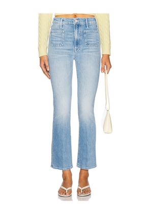 MOTHER The Hustler Patch Pocket Ankle Jeans in Blue. Size 30. Also in 34.