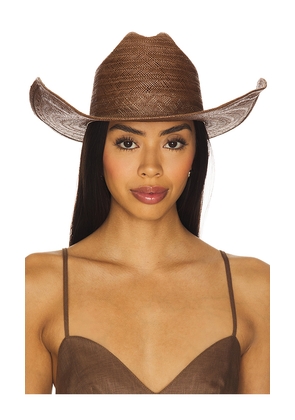 Lack of Color Wesley Cowboy Hat in Brown. Size 55. Also in 57, 59.