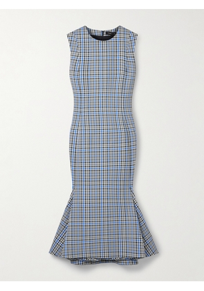 Proenza Schouler - Bruna Checked Twill Dress - Blue - US0,US2,US4,US6,US8,US10,US12