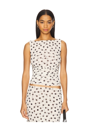 LPA Carla Top in White,Black. Size L. Also in S, XXS, XS, M, XL.