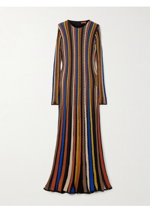 Ulla Johnson - Albie Striped Knitted Maxi Dress - Multi - x small,small,medium,large,x large