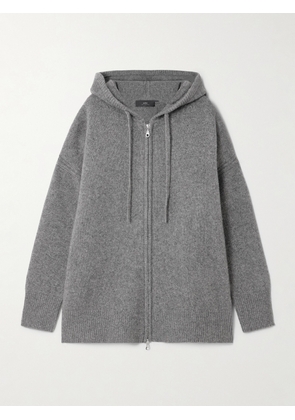 Arch4 - Isolde Oversized Cashmere Zip-up Cardigan - Gray - x small,small,medium,large,x large