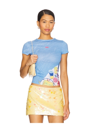 Mirae Alex Top in Blue. Size M. Also in S.