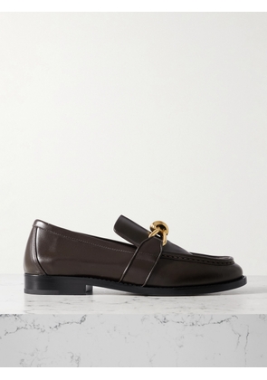 Bottega Veneta - Astaire Embellished Leather Loafers - Brown - EU 35,EU 35.5,EU 36,EU 36.5,EU 37,EU 37.5,EU 38,EU 38.5,EU 39,EU 39.5,EU 40,EU 40.5,EU 41,EU 41.5,EU 42
