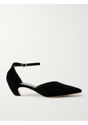 Le Monde Béryl - Victoria Velvet Pumps - Black - IT36,IT36.5,IT37,IT37.5,IT38,IT38.5,IT39,IT39.5,IT40,IT40.5,IT41,IT41.5,IT42