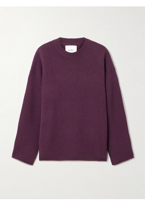 LISA YANG - Kristy Cashmere Sweater - Burgundy - 01,2