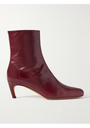 Proenza Schouler - Uma Leather Ankle Boots - Red - IT36,IT36.5,IT37,IT37.5,IT38,IT38.5,IT39,IT39.5,IT40,IT40.5,IT41,IT41.5,IT42