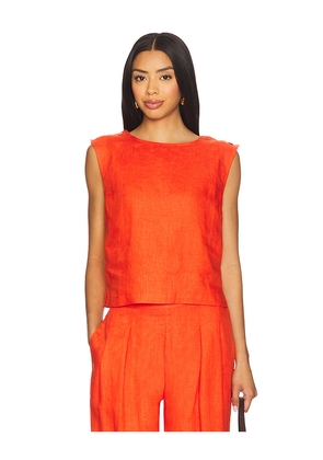 Nation Los Angeles Cara Tank Top in Burnt Orange. Size M. Also in XS, S, XL/1X.
