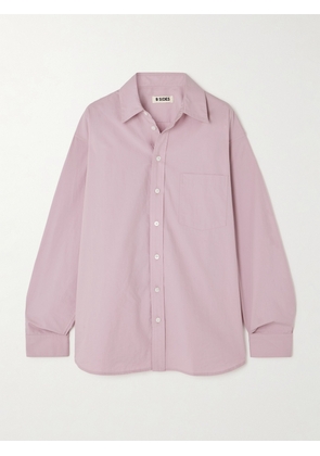 B SIDES - Nolan Cotton-poplin Shirt - Purple - x small,small,medium,large