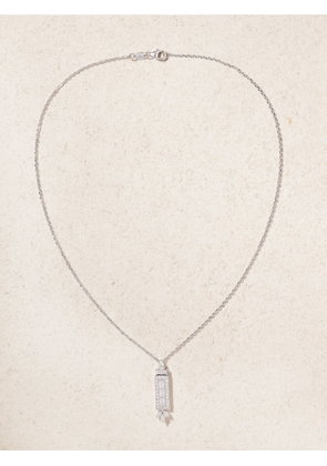 YEPREM - 18-karat White Gold Diamond Necklace - Silver - One size