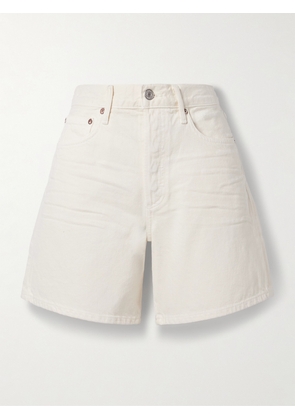 AGOLDE - Dame Denim Shorts - Cream - 23,24,25,26,27,28,29,30,31,32