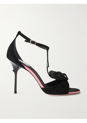 Roger Vivier - Epine Embellished Suede Sandals - Black - IT36,IT36.5,IT37,IT37.5,IT38,IT38.5,IT39,IT39.5,IT40,IT40.5,IT41,IT41.5,IT42