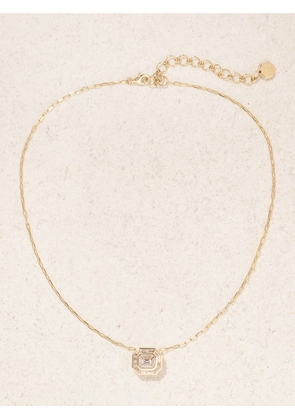 SHAY - Illusion 18-karat Gold Diamond Necklace - One size