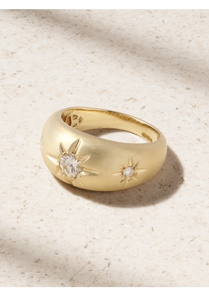 Jacquie Aiche - Starburst 14-karat Gold Diamond Ring - 6 1/2