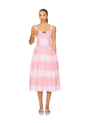 Maude Club Rosalie Dress in Pink. Size L. Also in S, XS.
