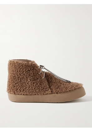 Le Monde Béryl - Desert Shearling Ankle Boots - Neutrals - IT36,IT36.5,IT37,IT37.5,IT38,IT38.5,IT39,IT39.5,IT40,IT40.5,IT41,IT41.5,IT42