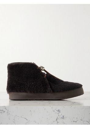 Le Monde Béryl - Desert Shearling Ankle Boots - Brown - IT36,IT36.5,IT37,IT37.5,IT38,IT38.5,IT39,IT39.5,IT40,IT40.5,IT41,IT41.5,IT42