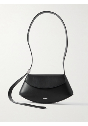 Jil Sander - Eldorado Small Leather Shoulder Bag - Black - One size