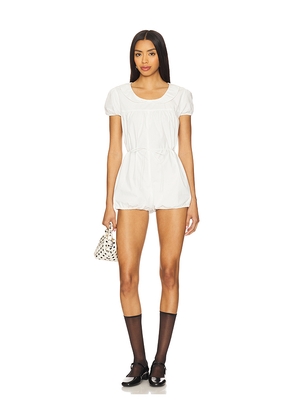LIONESS Riptide Romper in White. Size L. Also in S, M.