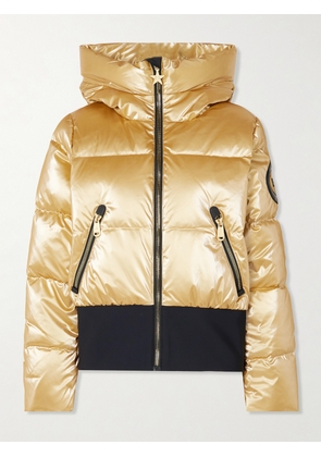 Goldbergh - Bombardino Hooded Quilted Metallic Down Ski Jacket - UK 6,UK 8,UK 10,UK 12,UK 14